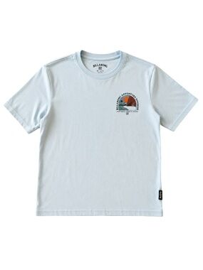 Billabong Adventure Division Light Blue Graphic Tee Boys Medium 10/12